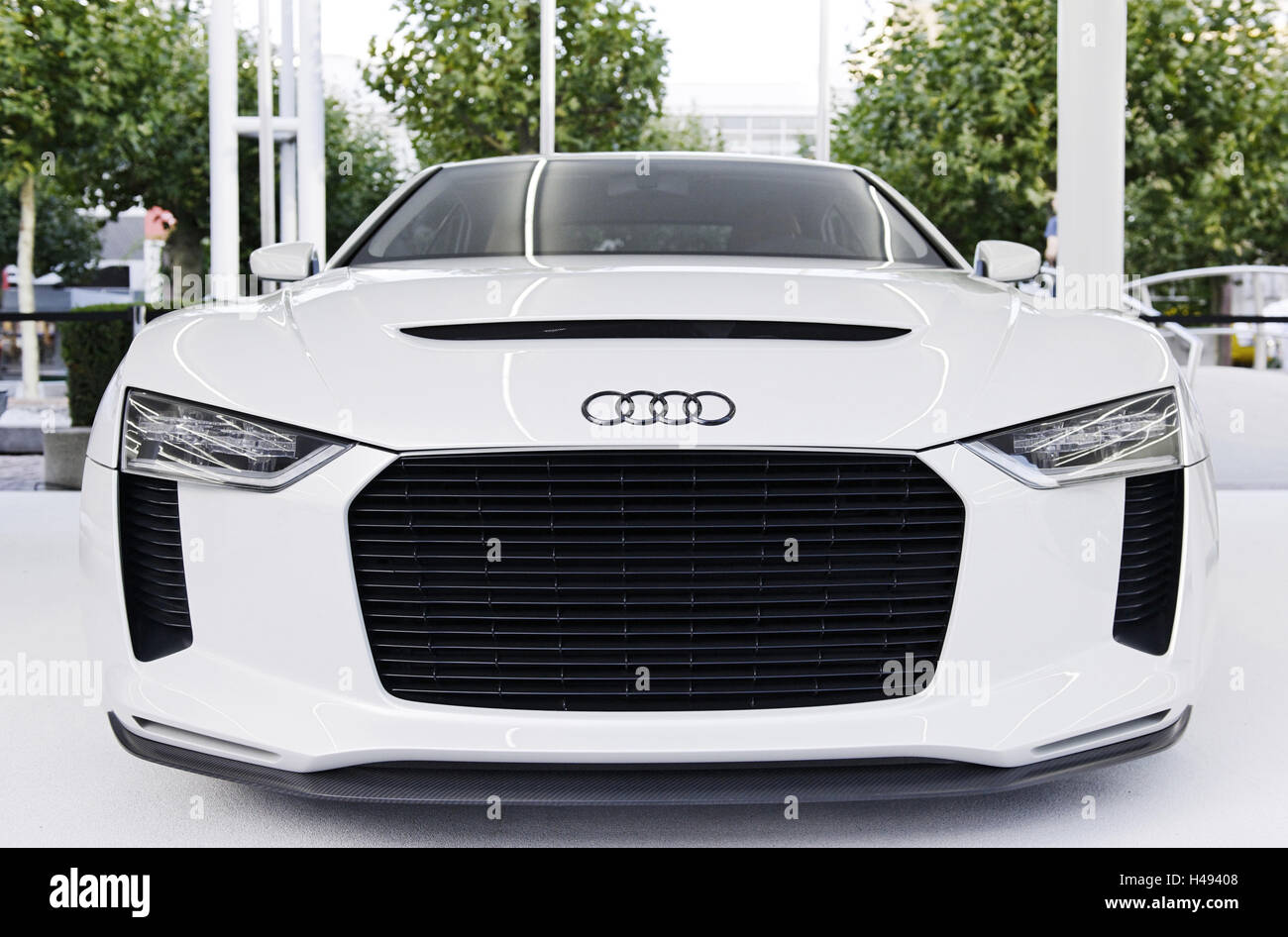 Audi E-Tron, Concept, étude, voiture électrique, International de l'International Motor Show en 2011, Francfort sur le Main, Banque D'Images