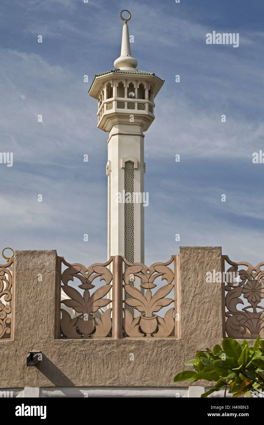 VAE, Dubaï, Bastakiya, Heritage Village, mosquée, Banque D'Images