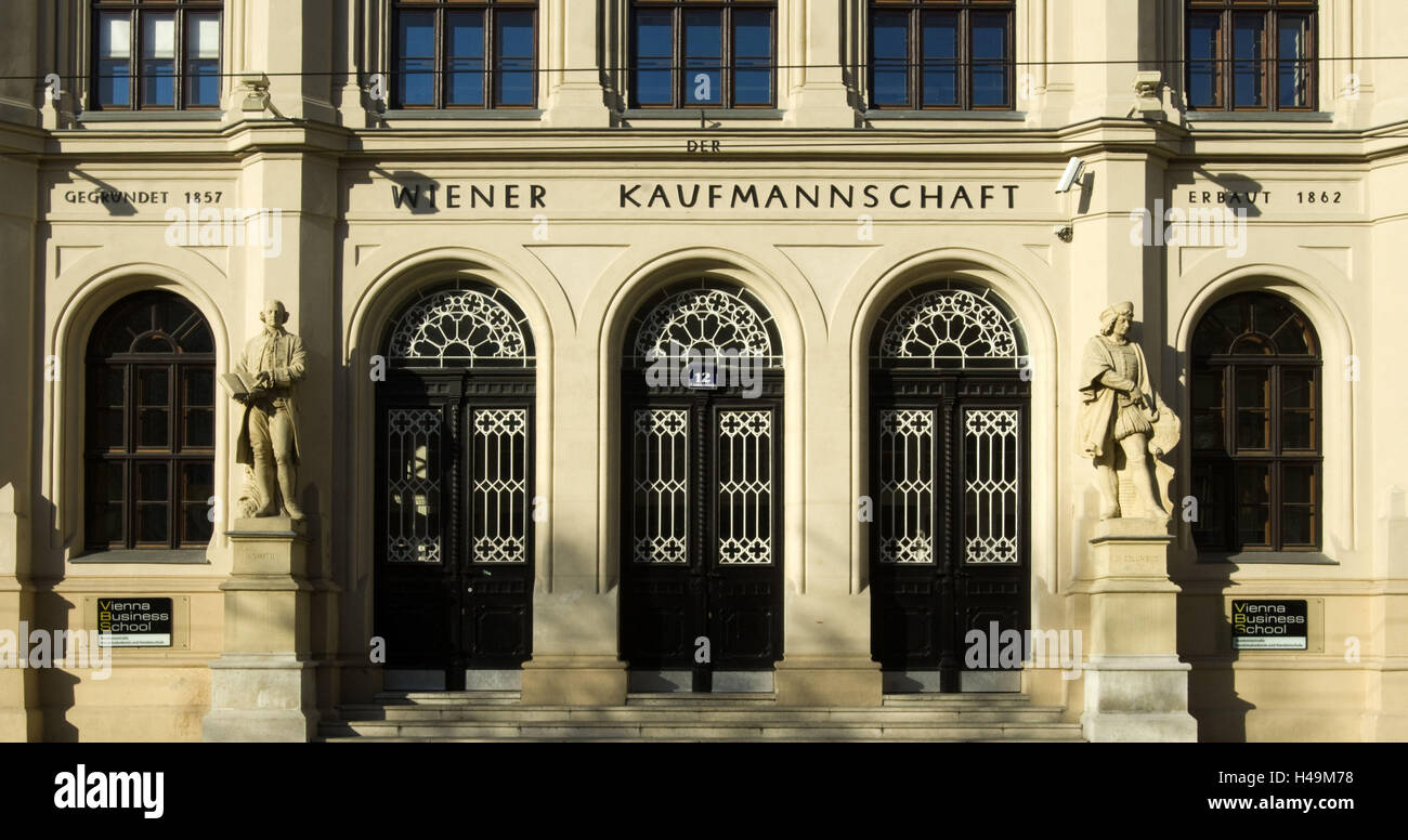 L'Autriche, Vienne, metropolis Business School, Akademiestrasse 12, Banque D'Images