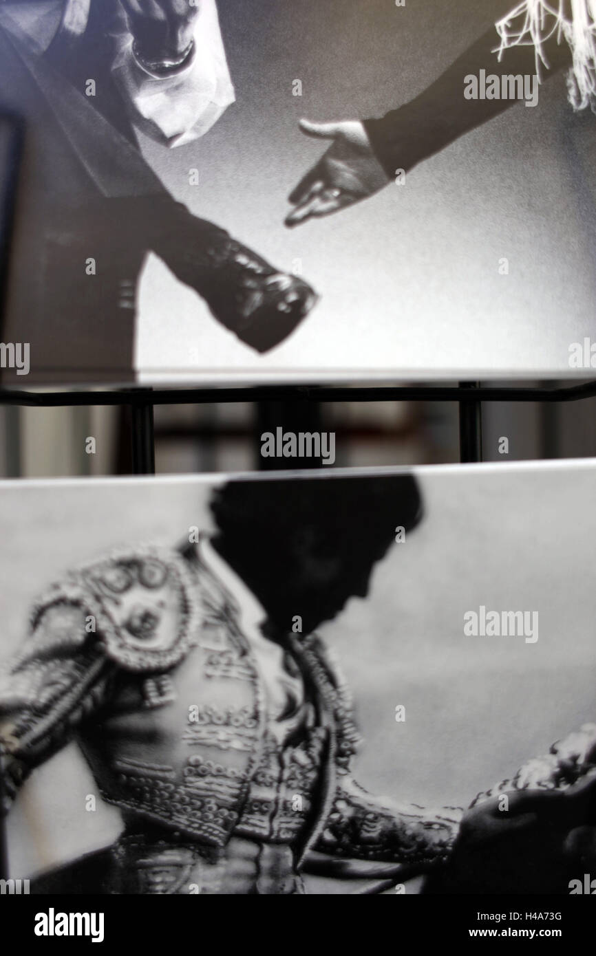 Stands, cartes postales, détail, Banque D'Images