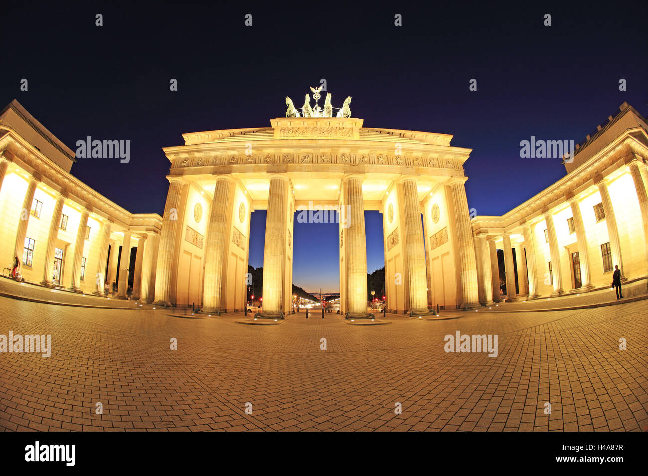 Porte De Brandebourg Pariser Platz Berlin Allemagne www.alamyimages.fr