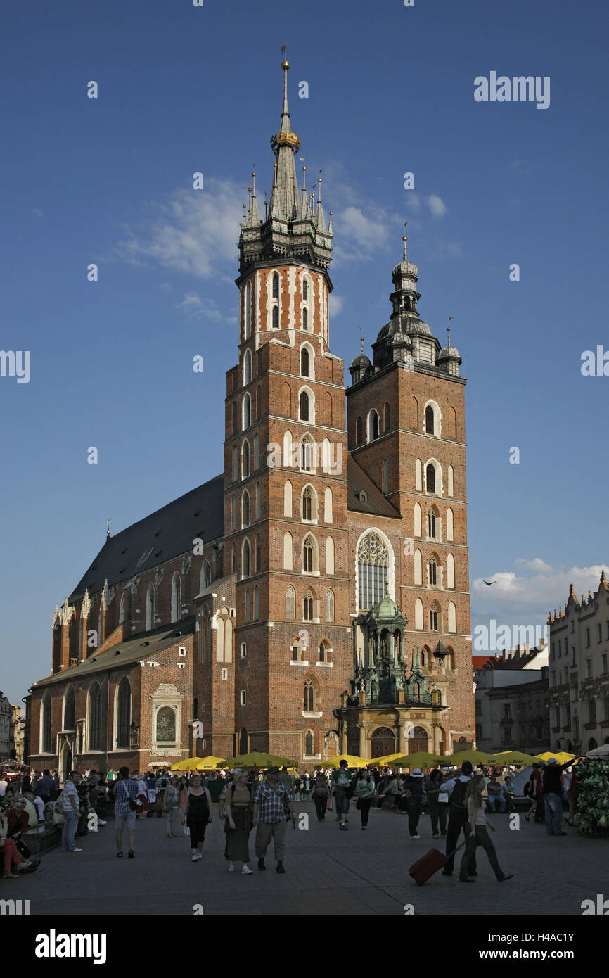 La Pologne, la Galicie, Cracovie, Vieille Ville, Marché, personne, Banque D'Images