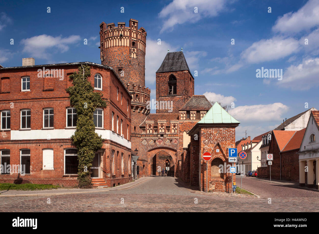 L'Allemagne, la Saxe-Anhalt, Stendal, Hôtel Neustädter Tor Banque D'Images