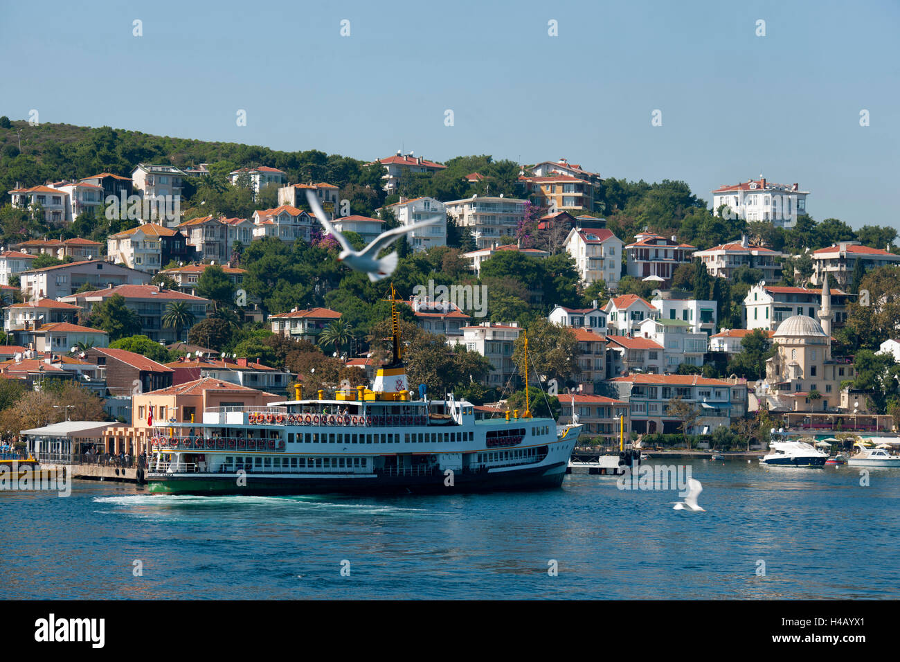 La Turquie, Istanbul, îles du prince (en Turc Adalar) dans le Marmarameer, Heybeli Ada Banque D'Images