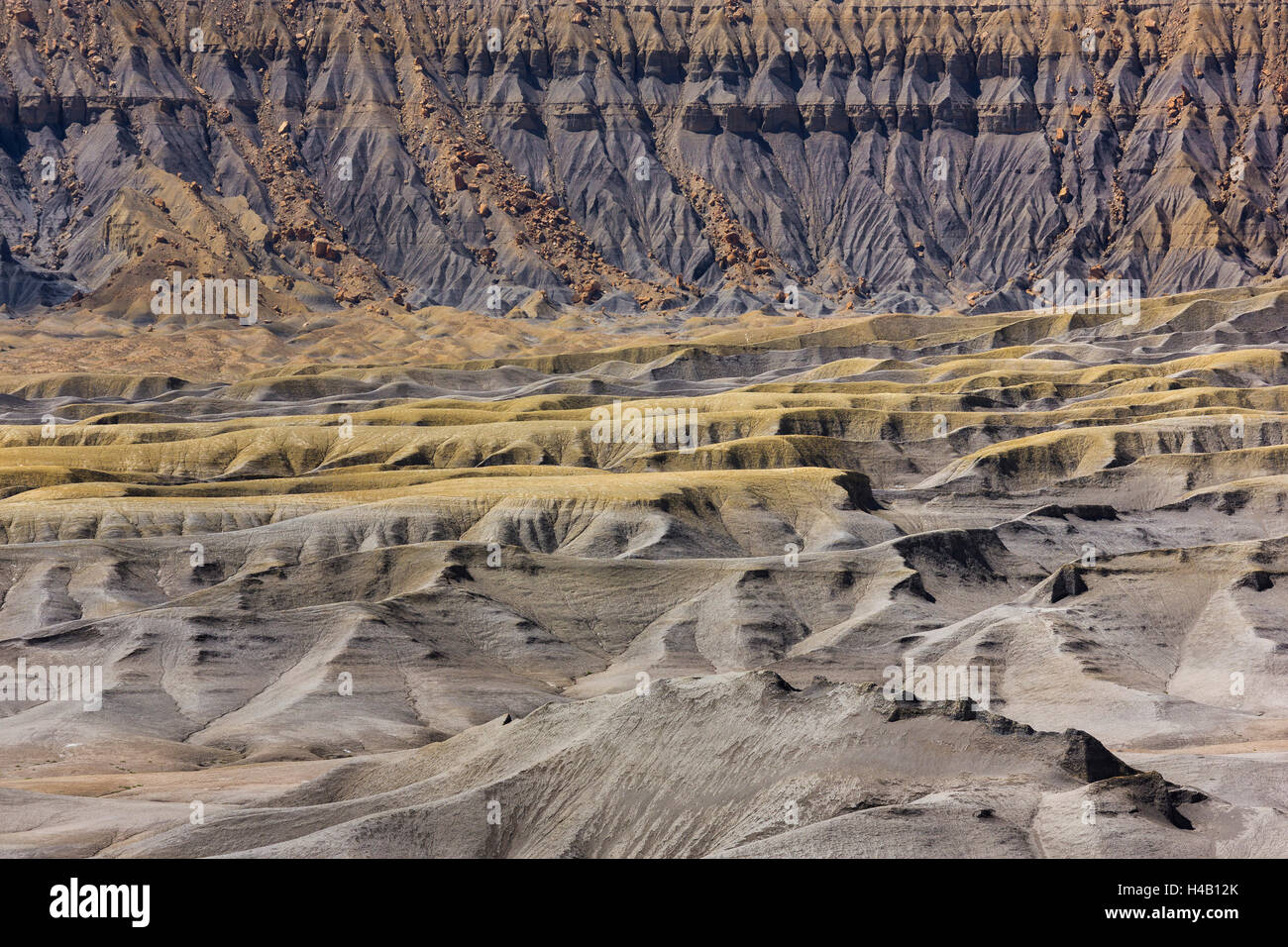 Rock formation près de Factory Butte, Utah, USA Banque D'Images