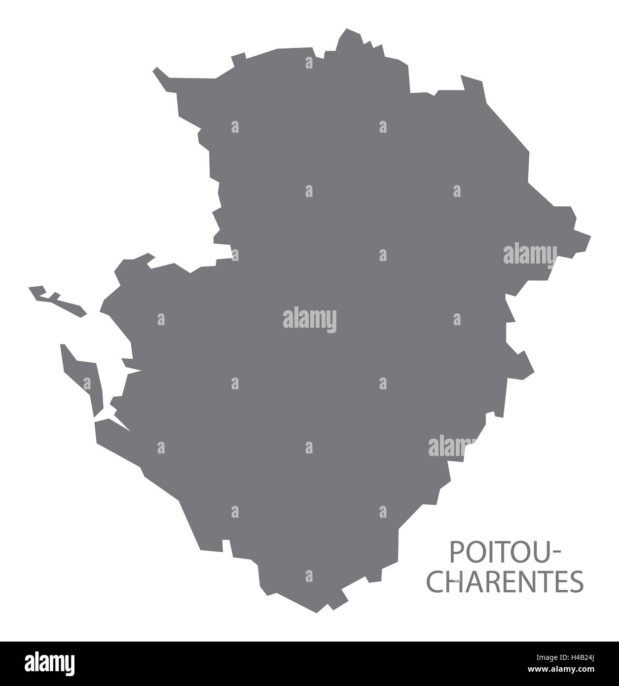 Poitou-Charentes France Site gray Illustration de Vecteur