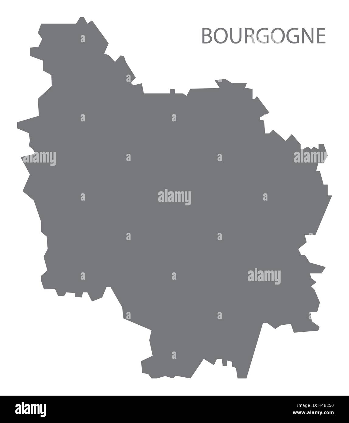 Bourgogne France Site gray Illustration de Vecteur