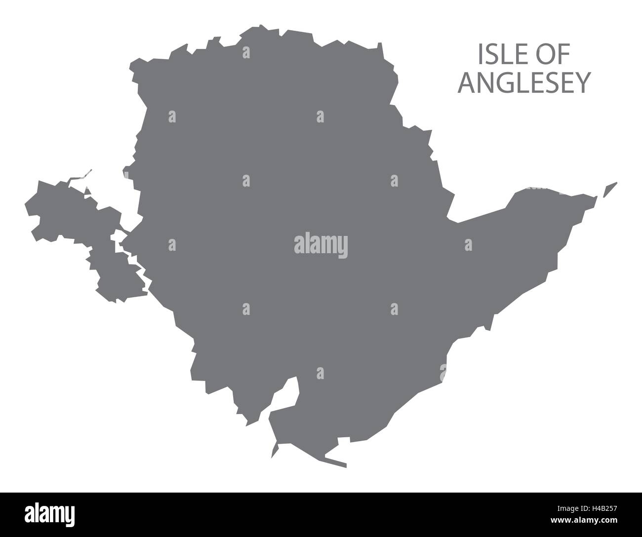 Isle of Anglesey Pays de Galles Site gray Illustration de Vecteur