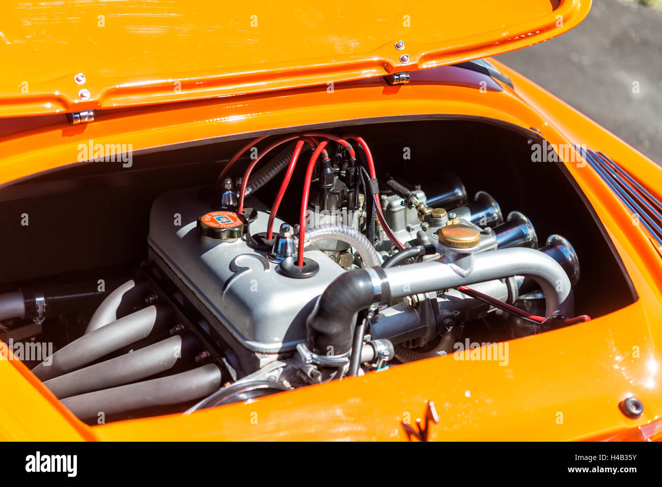 Renault Alpine A 110 1300S, orange, année de fabrication 1969, 105 HP,  cylindrée 1296 cm3 avec moteur Gordini Photo Stock - Alamy