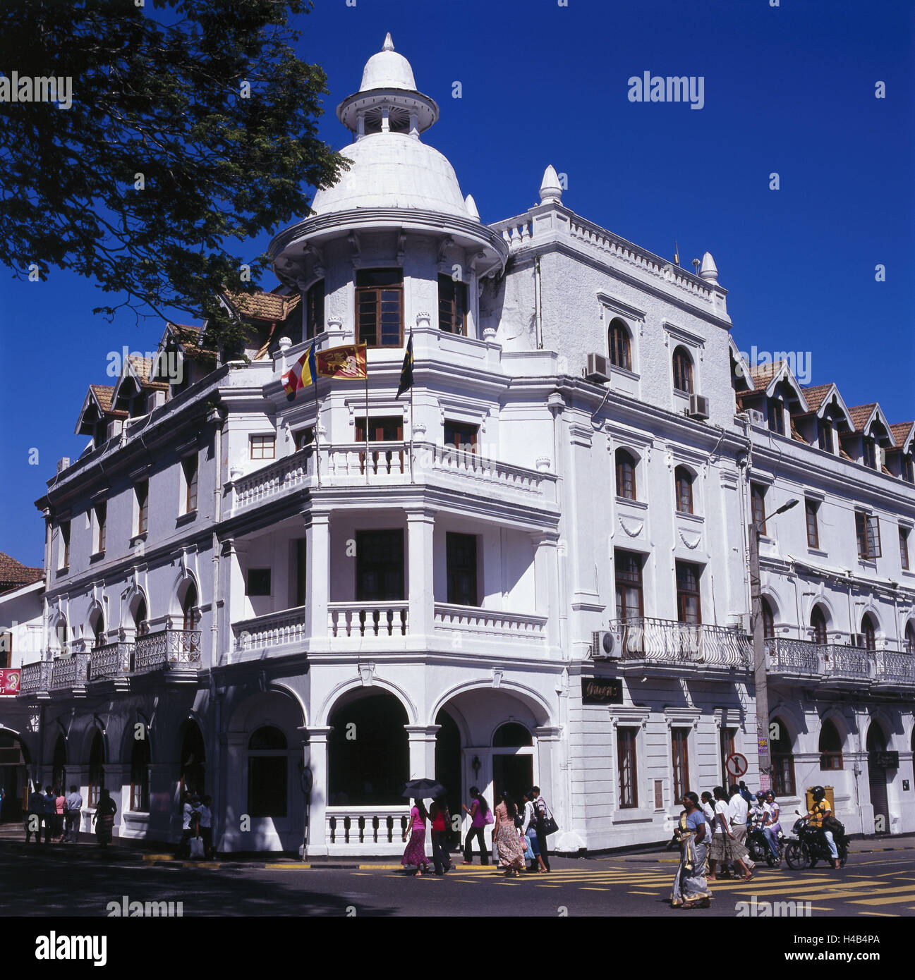 Sri Lanka, Kandy, Queen's hotel, à l'extérieur, Banque D'Images