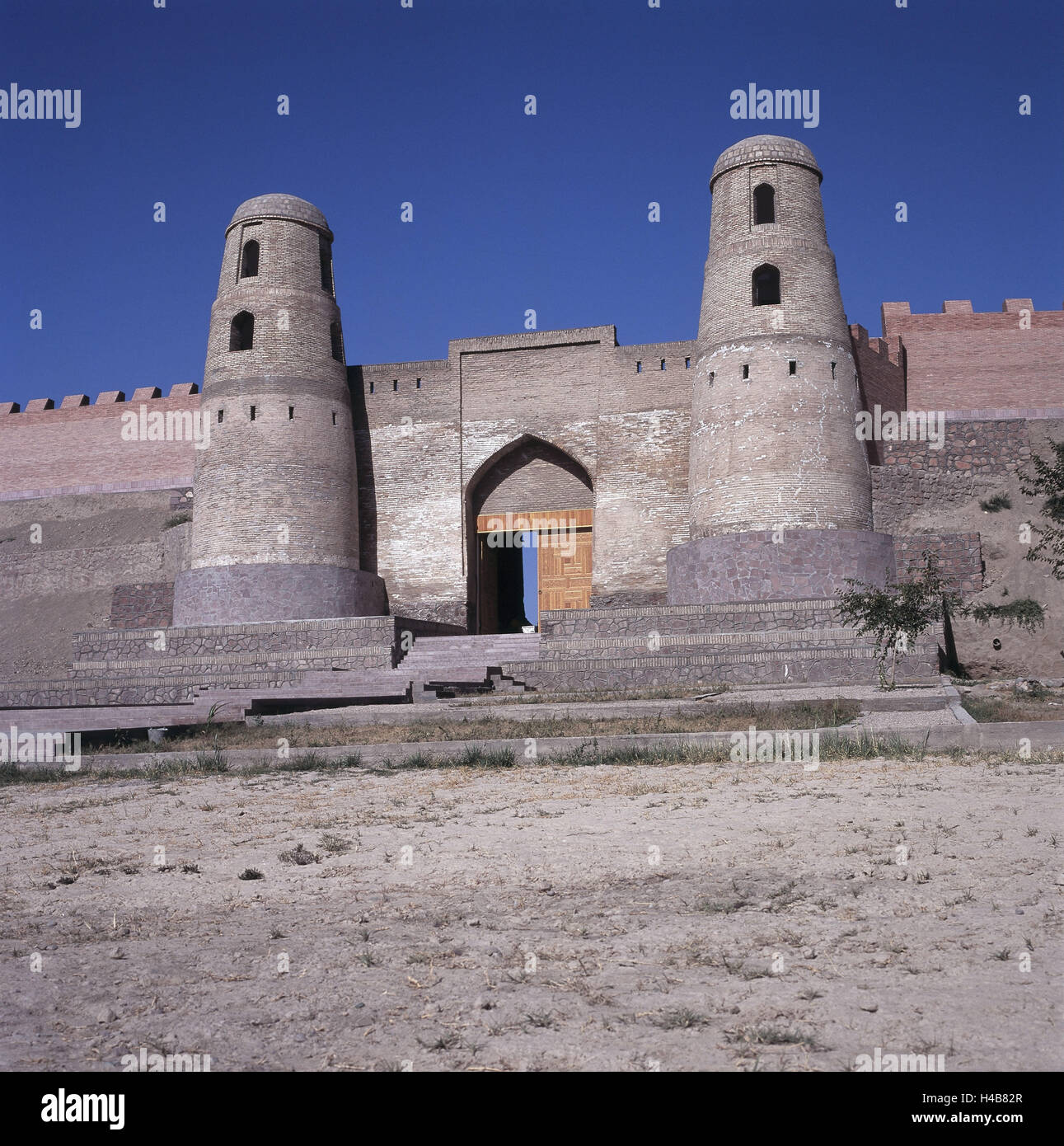 Le Tadjikistan, Hissar, forteresse Darvaza-i-Arche, 18e siècle, Banque D'Images