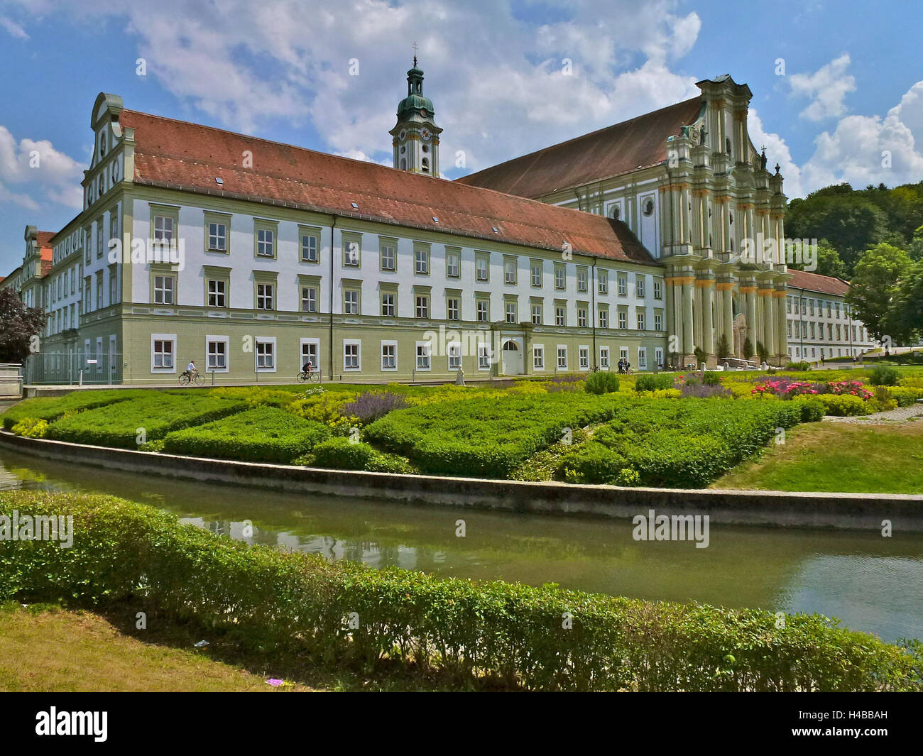 L'Allemagne, la Haute-Bavière, Fürstenfeldbruck, Abbaye de Fürstenfeld Banque D'Images