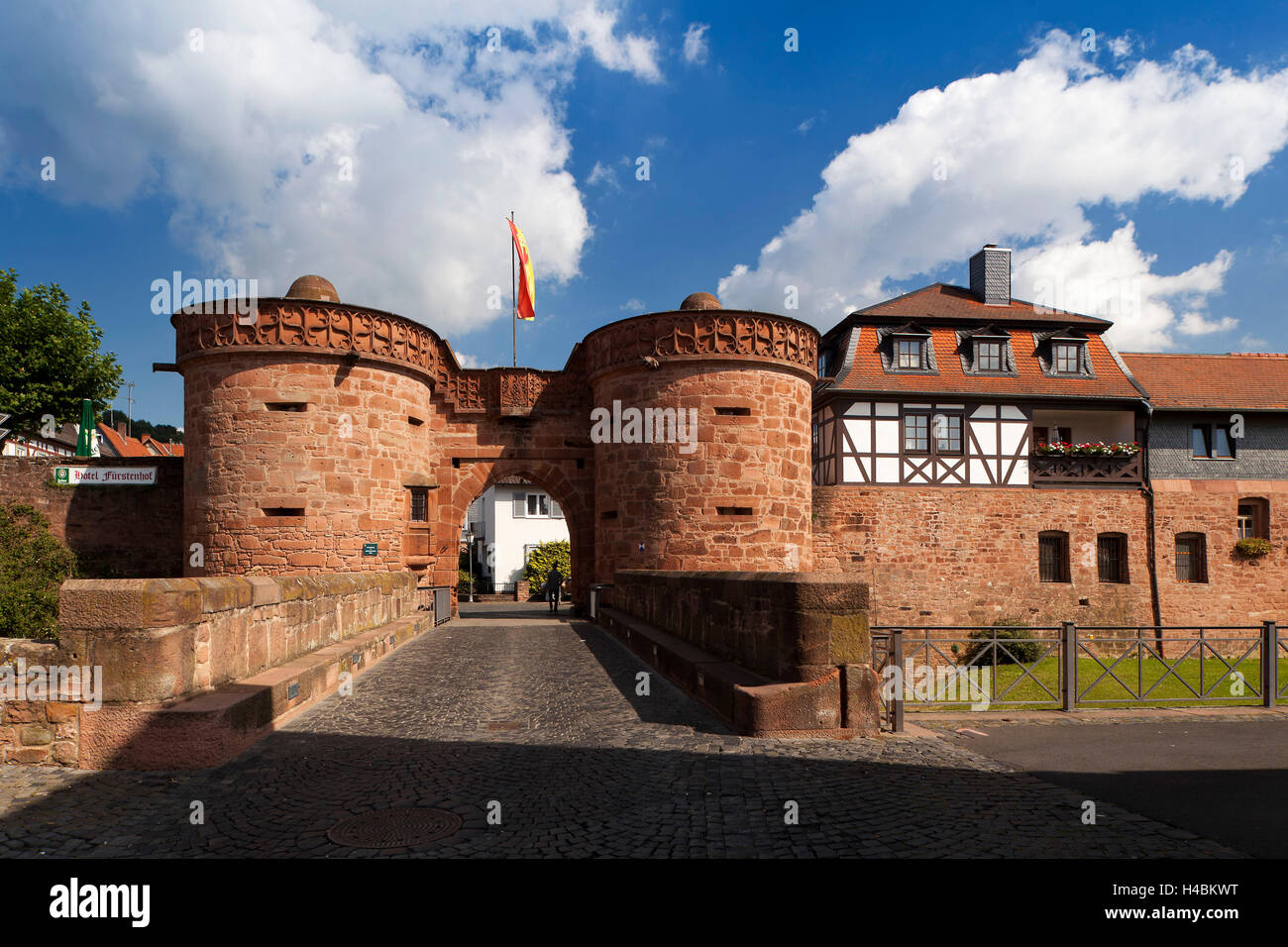 Allemagne, Hesse, Wetterau, Büdingen, Jerusalemer Tor (Porte de Jérusalem), Banque D'Images