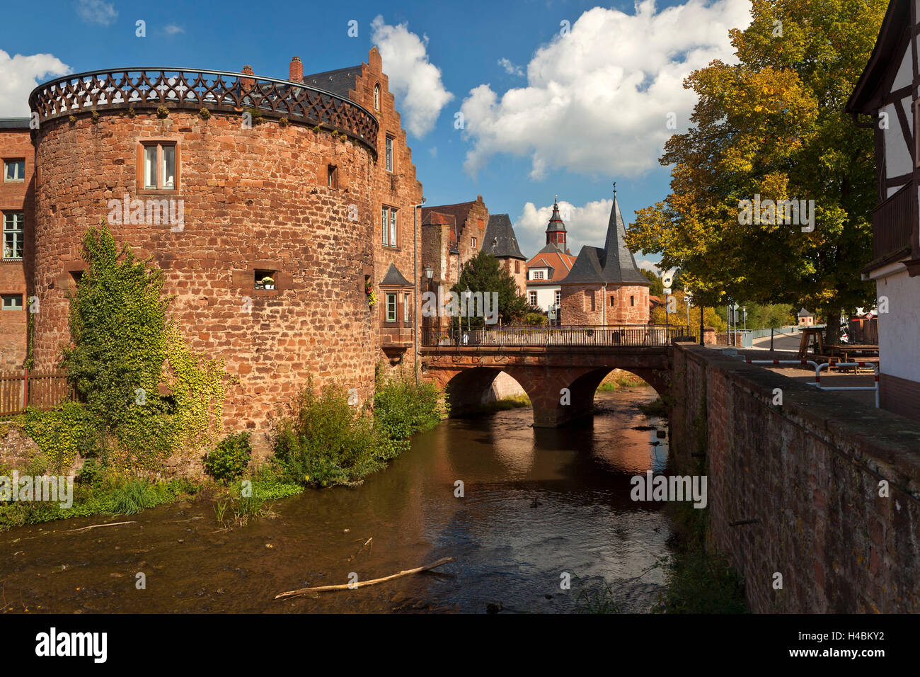 Allemagne, Hesse, Wetterau, Büdingen, Vieille Ville, Banque D'Images