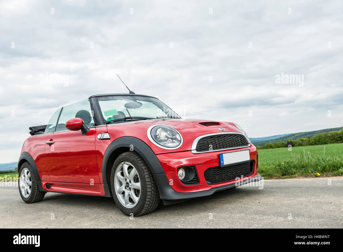 Breuberg, Hesse, Germany, Mini Cooper S Cabriolet, année de construction 2015, Banque D'Images