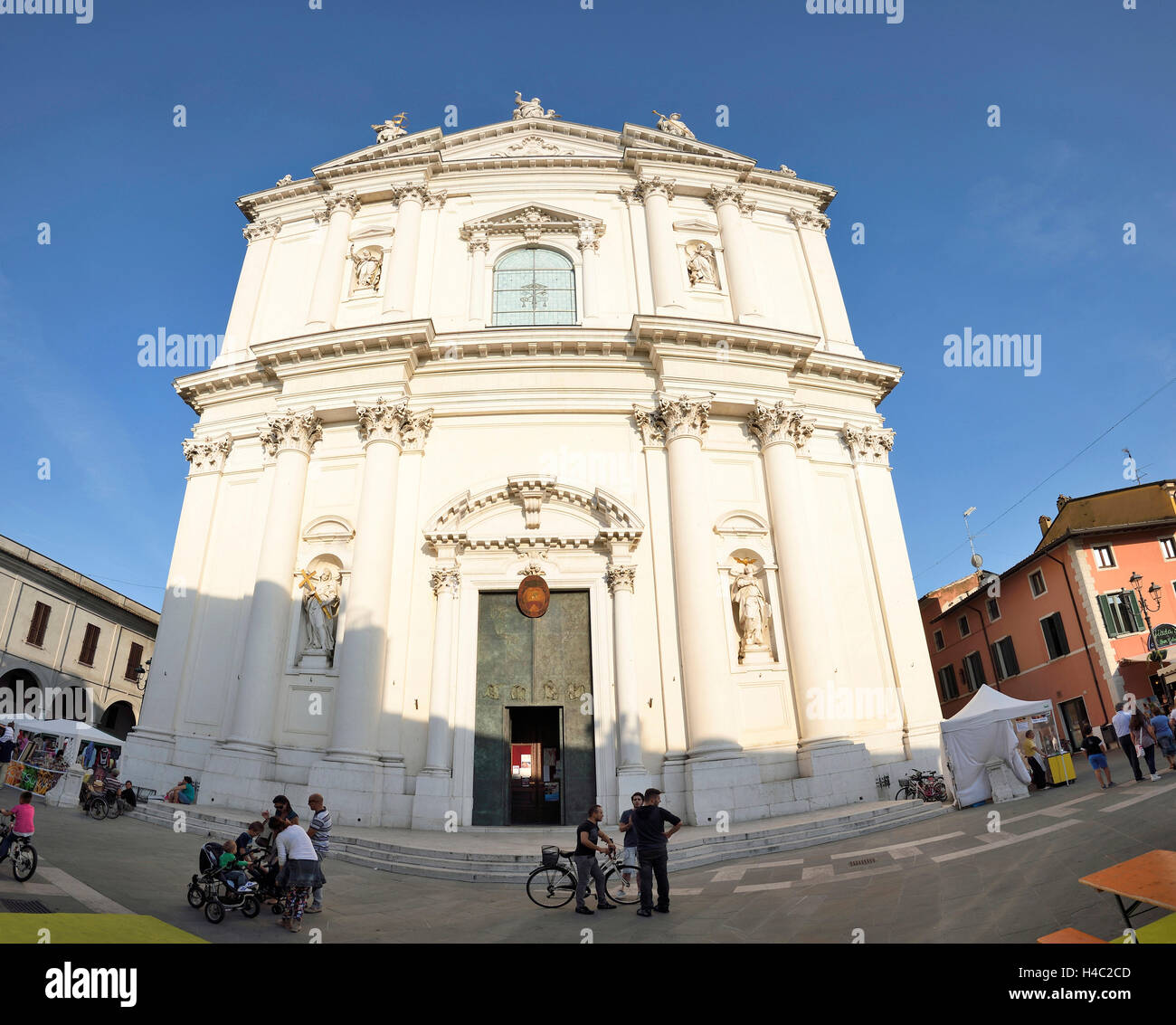 L'Europe, l'Italie, l'église de Santa Maria Assunta, Montichiari Brescia, Banque D'Images