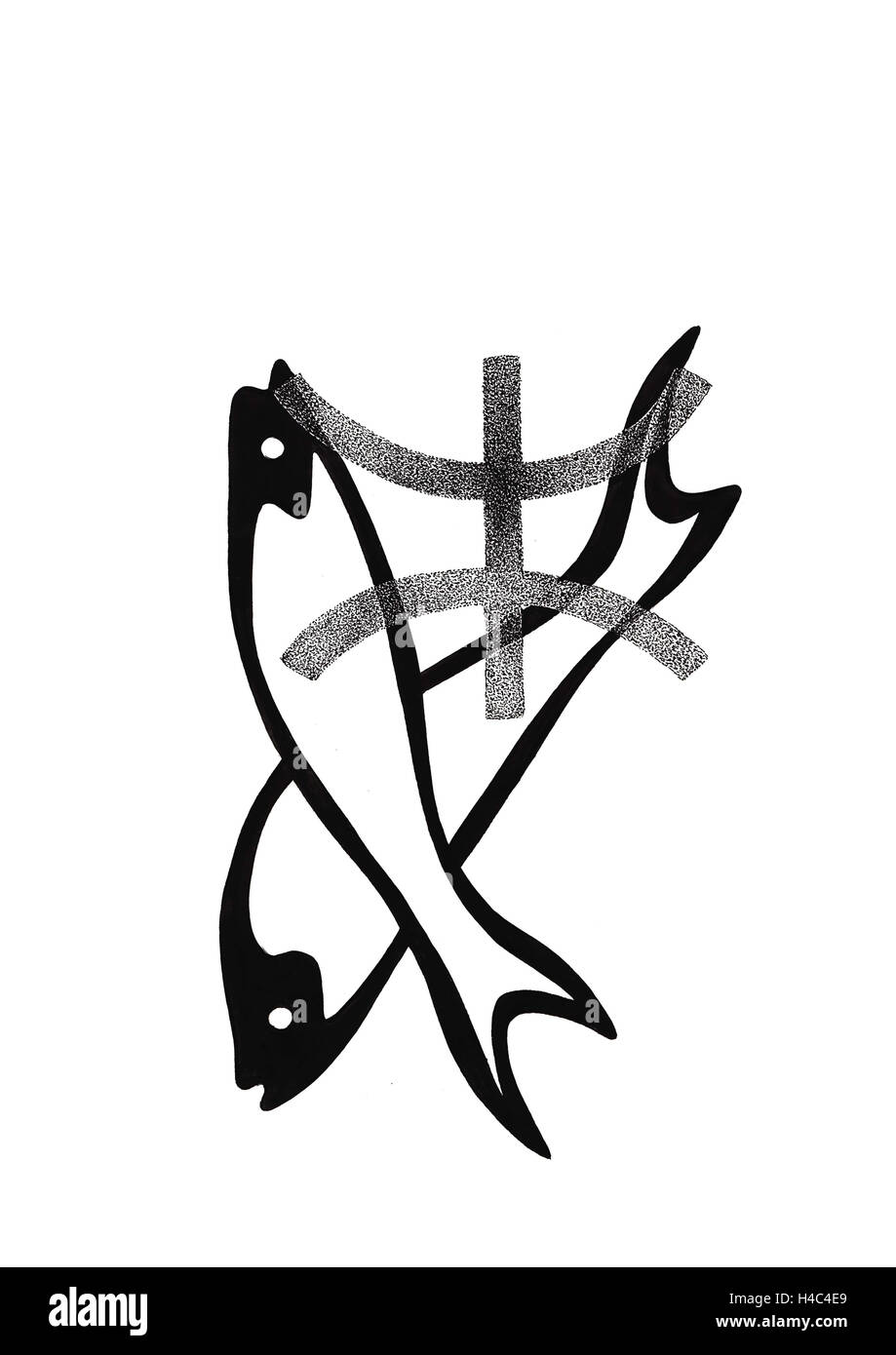 Fish Sign Of The Zodiac Banque D Image Et Photos Alamy