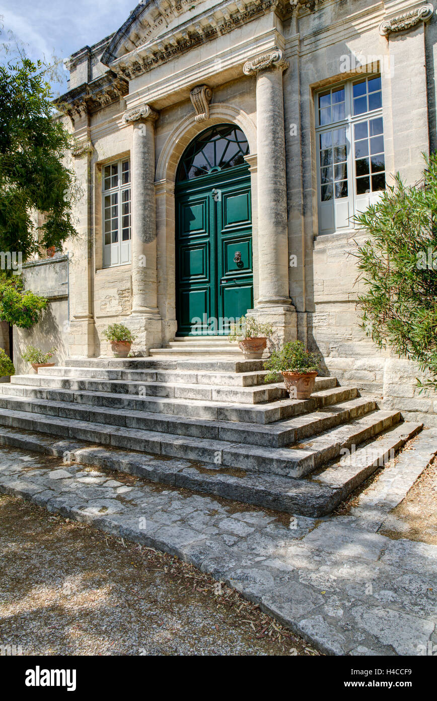 Abbaye Saint André, cloître, jardin, Villeneuve lès Avignon, département du Gard, région Languedoc-Roussillon, France, Banque D'Images