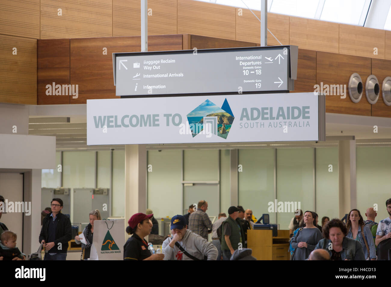 L'aéroport international d'Adélaïde en Australie du Sud Banque D'Images