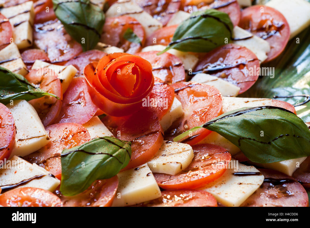 Assiette de fromages Banque D'Images