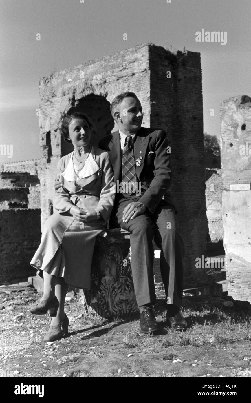 Eine Reise nach Italien, Italien 1930 er Jahre. Un voyage en Italie, Italie 1930 Banque D'Images