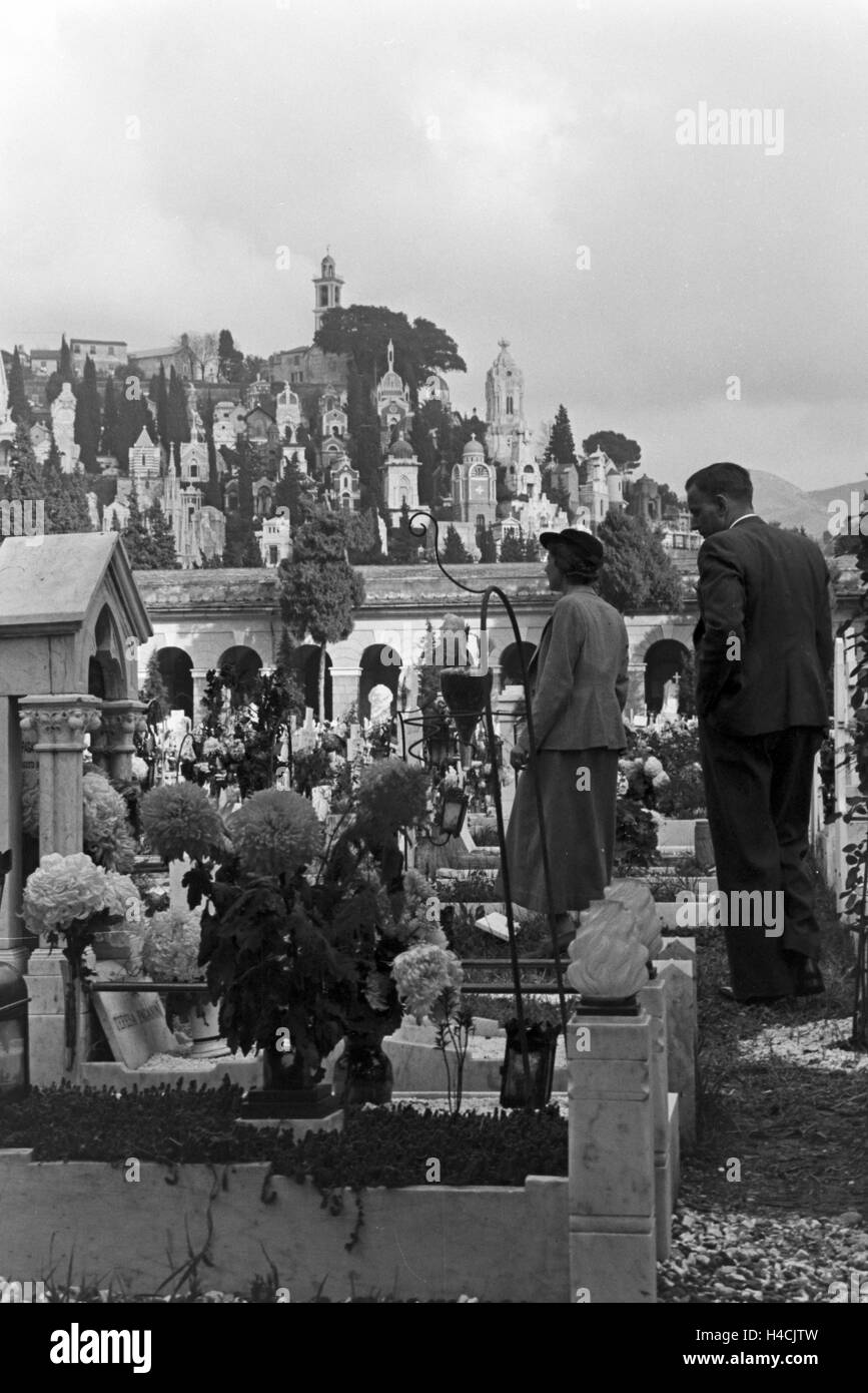 Eine Reise nach Italien, Italien 1930 er Jahre. Un voyage en Italie, Italie 1930 Banque D'Images