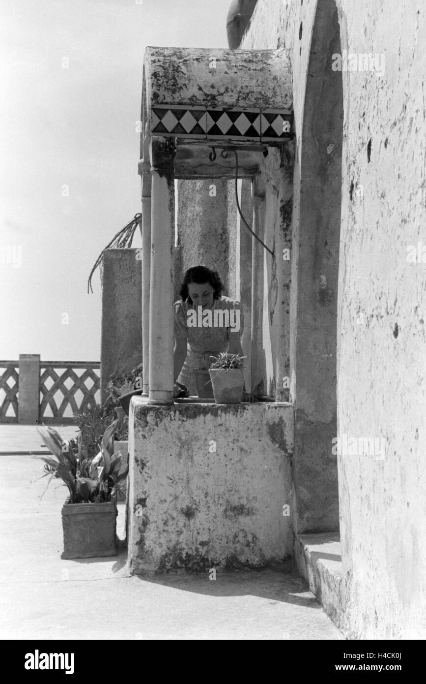 Eine Reise nach Italien, Italien 1930 er Jahre. Un voyage en Italie, Italie 1930 Banque D'Images