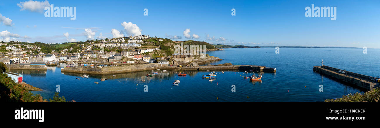 Mevagissey Harbour et port de pêche, Cornwall, England, UK Banque D'Images