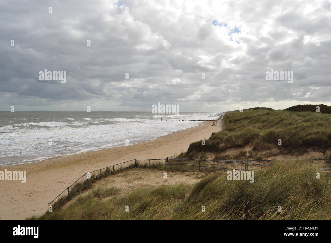 Waxham Beach au nord-ouest, East Anglia Norfolk Angleterre Banque D'Images