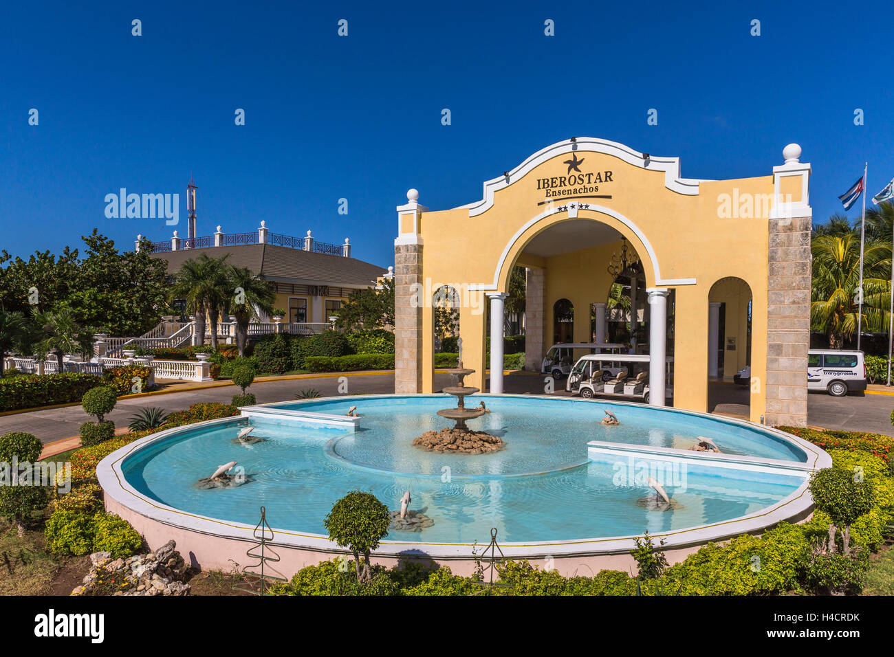 Hôtel Iberostar Ensenachos, 5 étoiles, Cayo Santa Maria, Villa Clara, Cuba,  la République de Cuba, les Antilles, les Caraïbes Photo Stock - Alamy