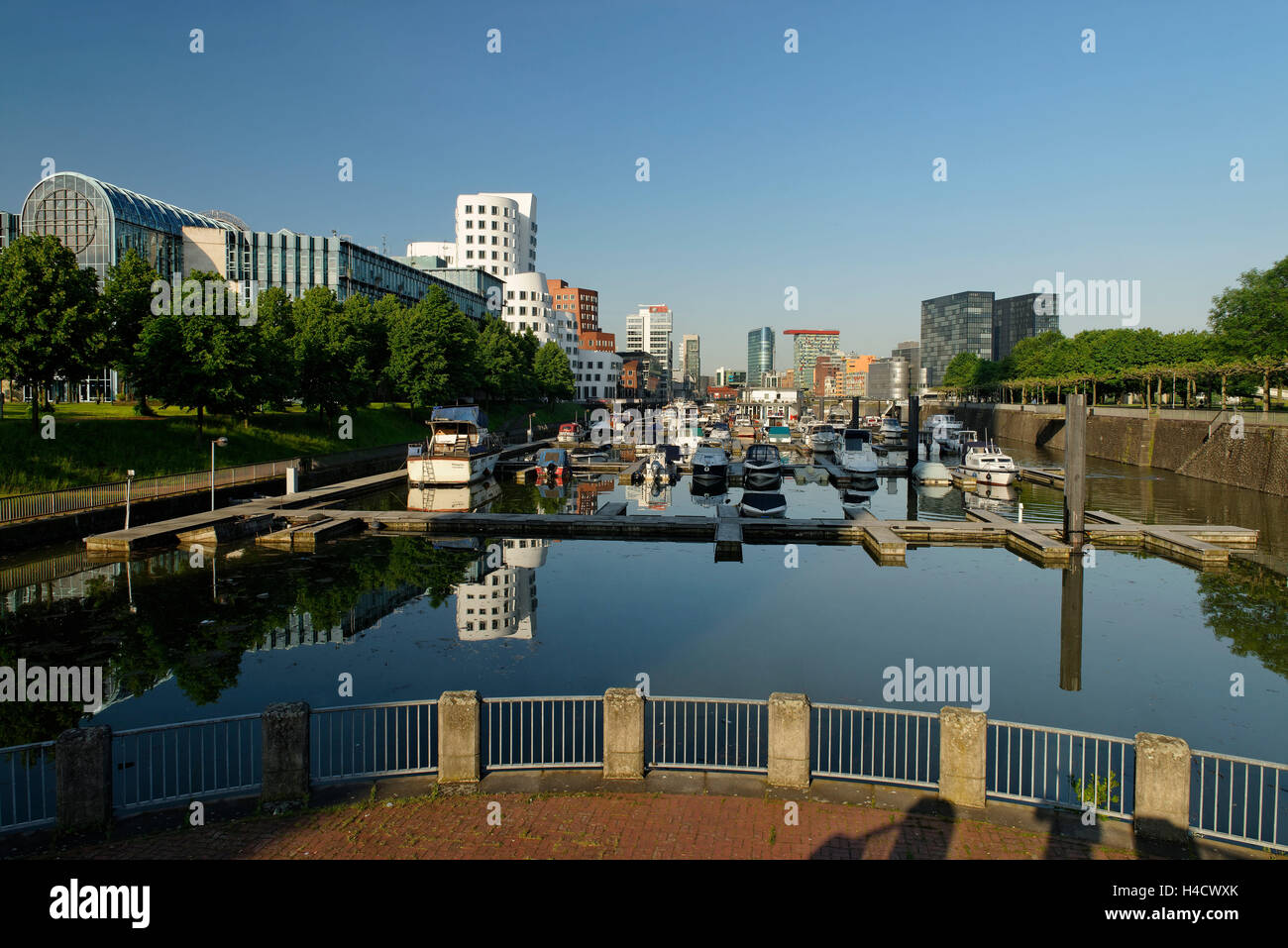 Port des médias à Düsseldorf, Allemagne, Berlin, Düsseldorf Banque D'Images