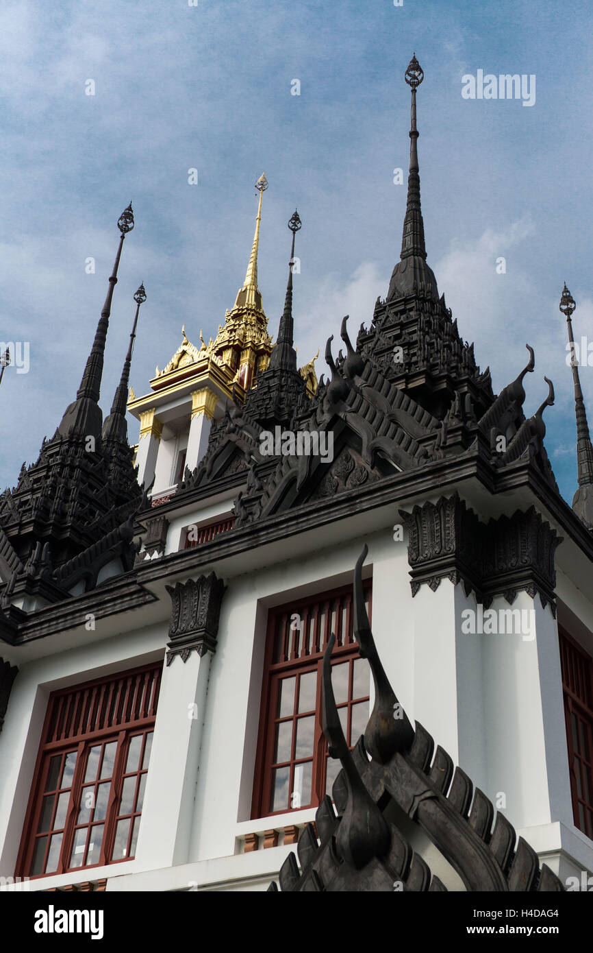 Wat Ratchanatdaram Tempel à Bangkok Banque D'Images
