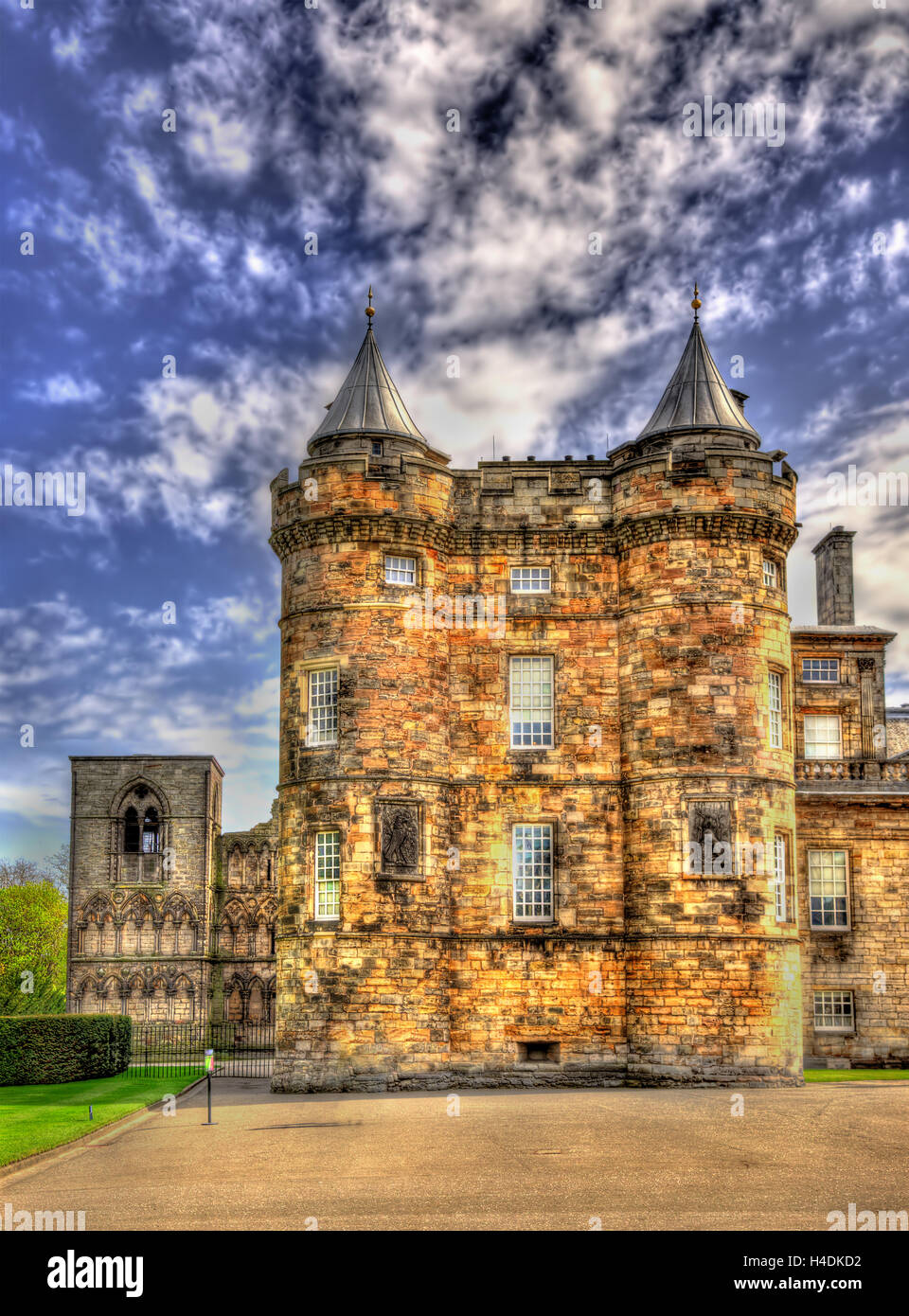Le palais de Holyroodhouse à Edimbourg - Ecosse Banque D'Images