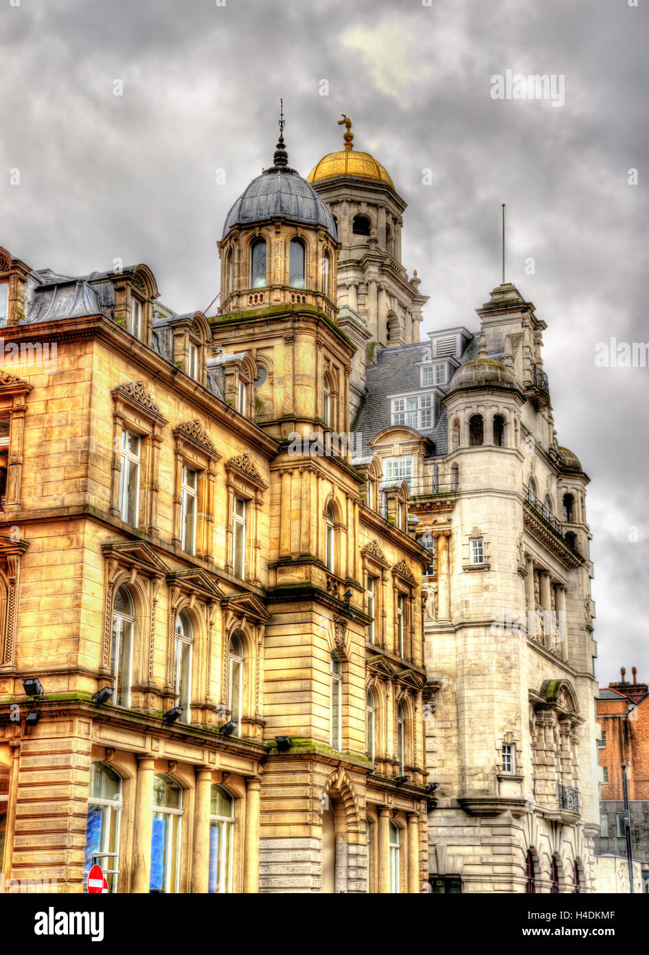 Bâtiments historiques dans le centre de Liverpool - Angleterre Banque D'Images