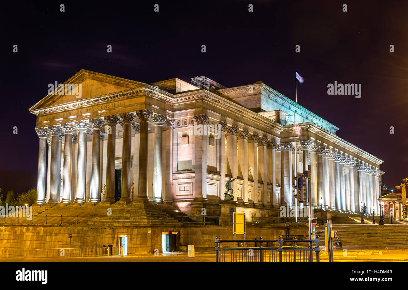 St George's Hall à Liverpool - Angleterre Banque D'Images