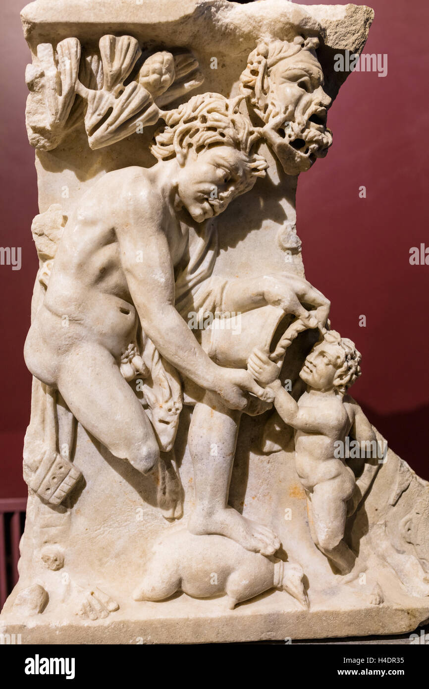 La sculpture antique, Musée d'Art Classique à Mougins (MACM), Mougins, Alpes-Maritimes, France Banque D'Images