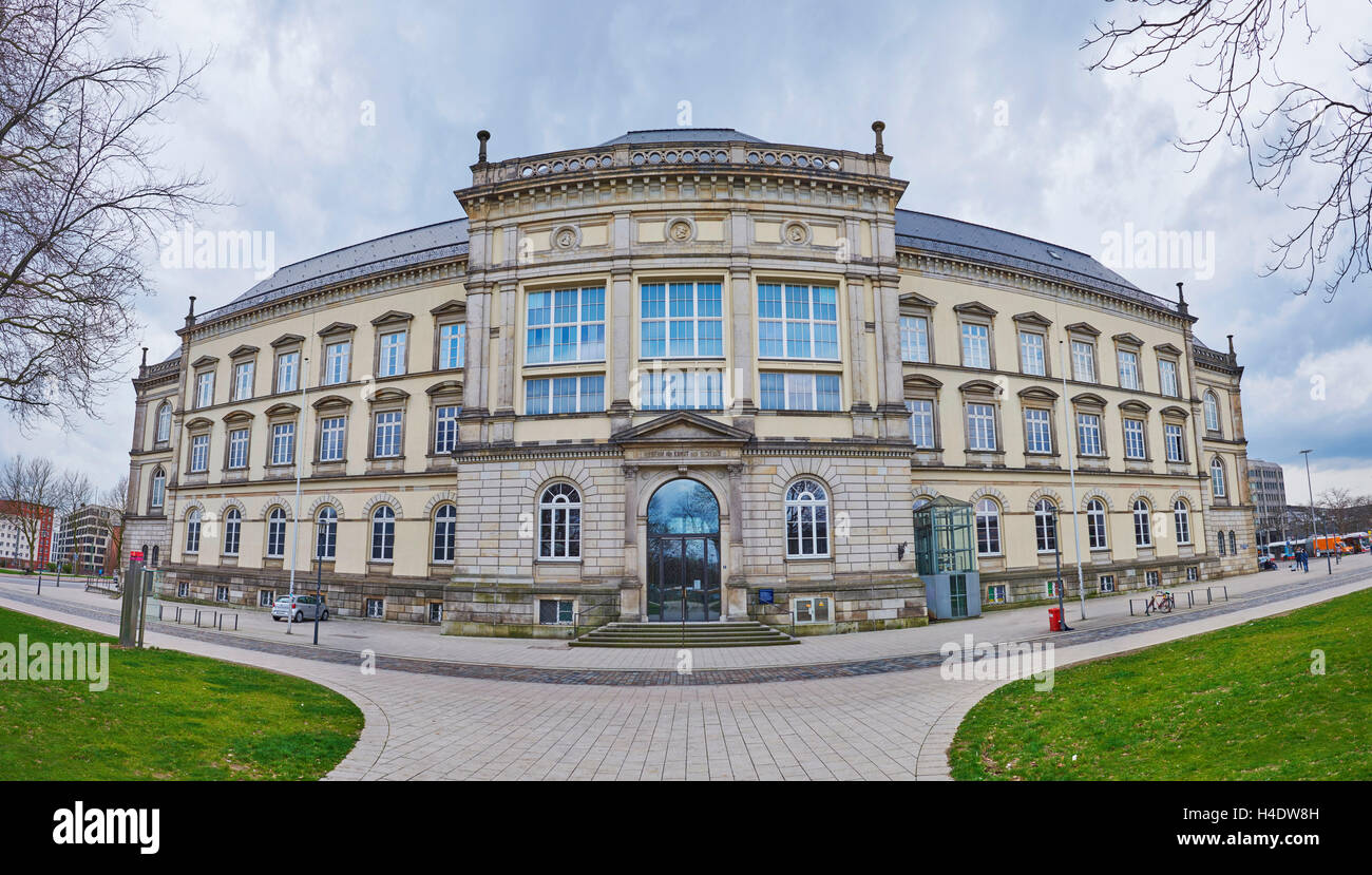 Musée d'art et d'échange, Hambourg, paysage, panorama Banque D'Images