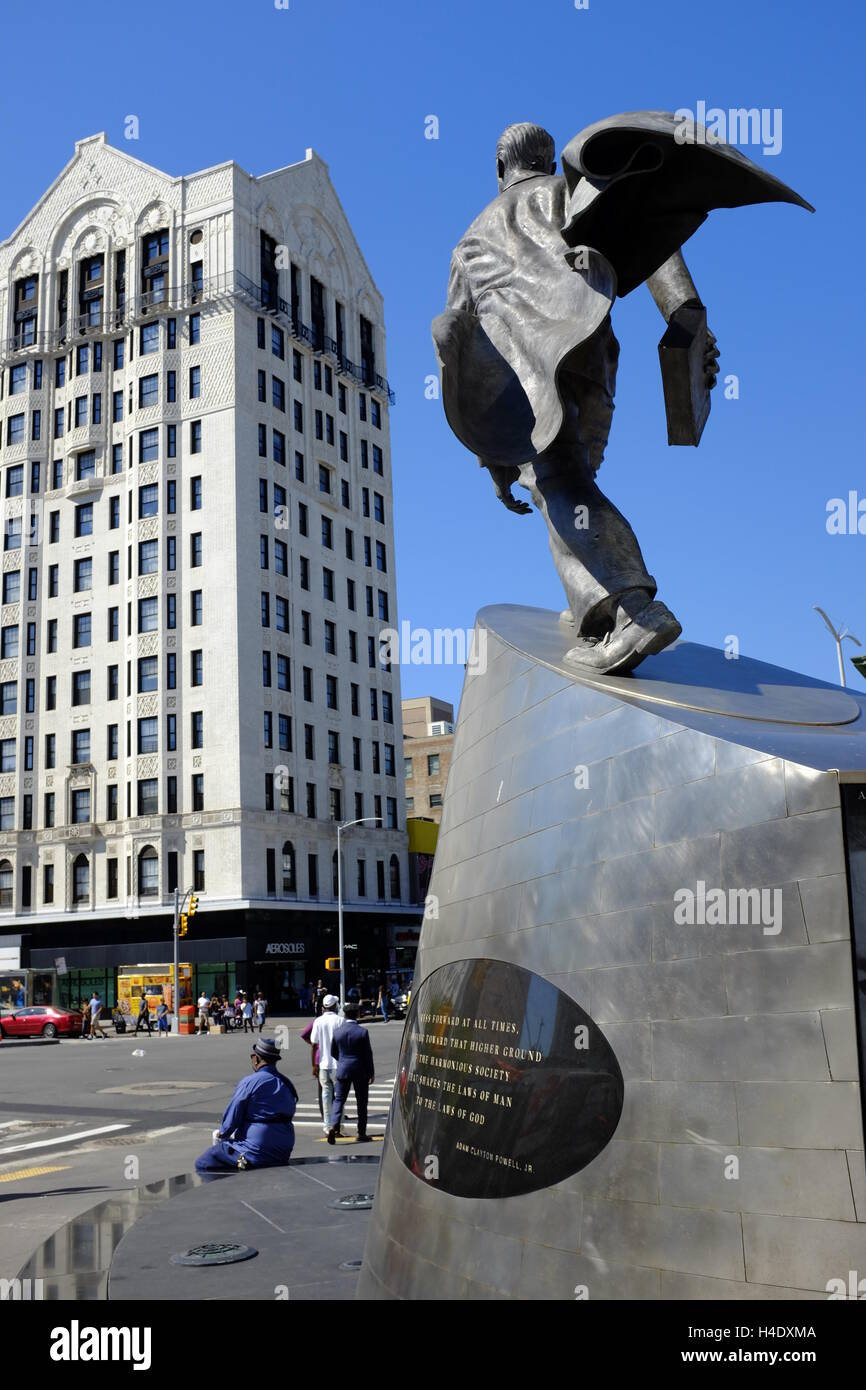 Adam clayton powell jr state office building plaza Banque de