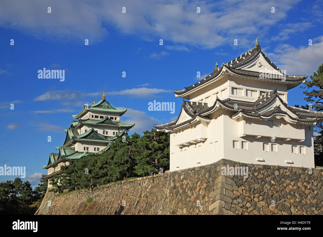 Le Japon, la Préfecture d'Aichi, Nagoya, Nagoya Castle Banque D'Images
