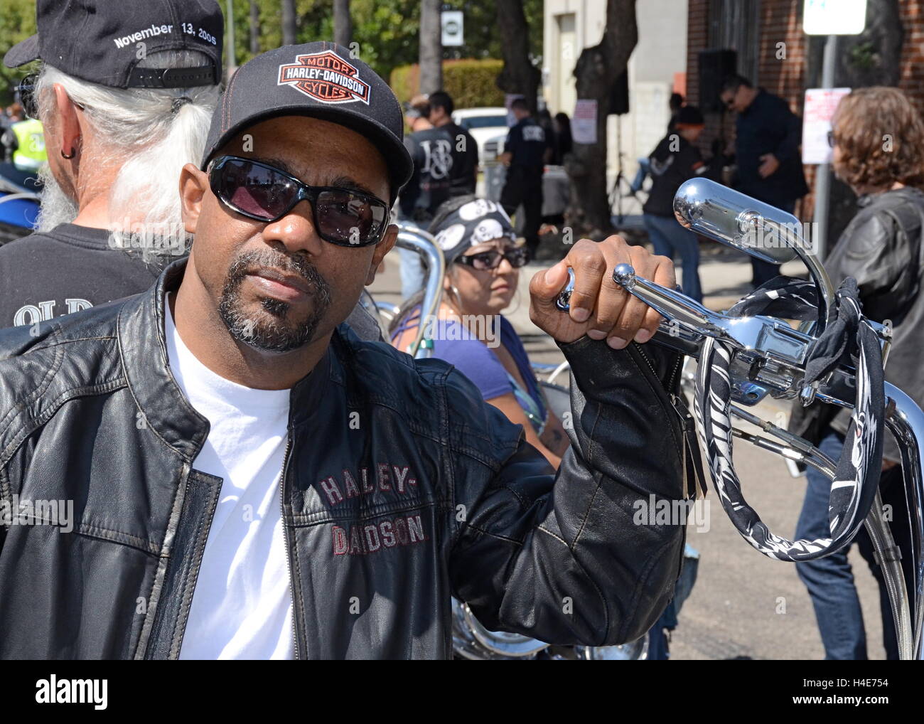 Michael Beach au 'Ssur d'Anarchie' Inscrivez-vous le 2e Rapport annuel 'Ride pour Ronnie' pour l'oid Cancer Fund à Harley Davidson de Glendale à Glendale en Californie le 22 mai 2016 Banque D'Images