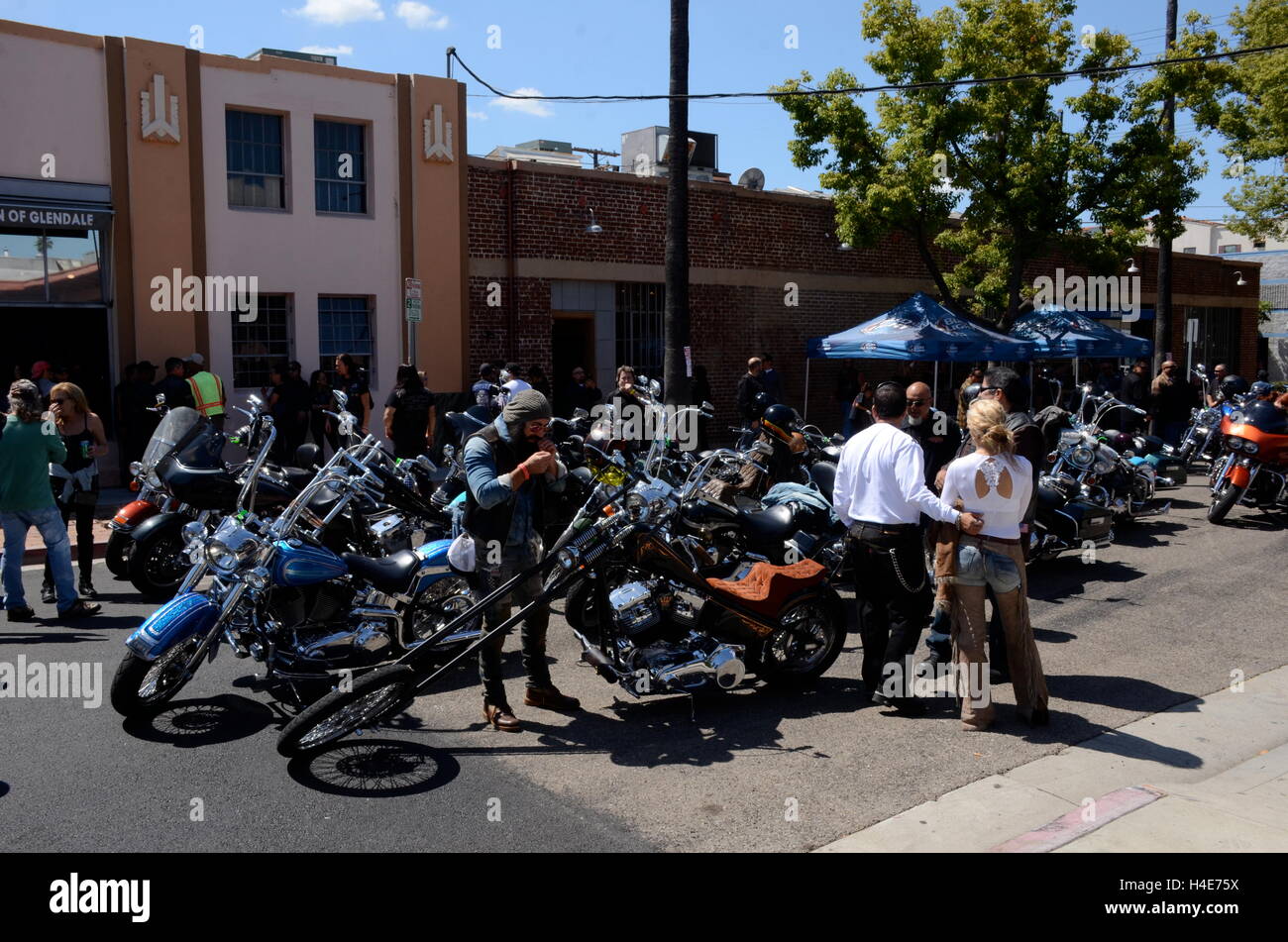 Pour l'atmosphère de l'anarchie" sur "rejoindre le 2e Rapport annuel 'Ride pour Ronnie' pour l'oid Cancer Fund à Harley Davidson de Glendale à Glendale en Californie le 22 mai 2016 Banque D'Images