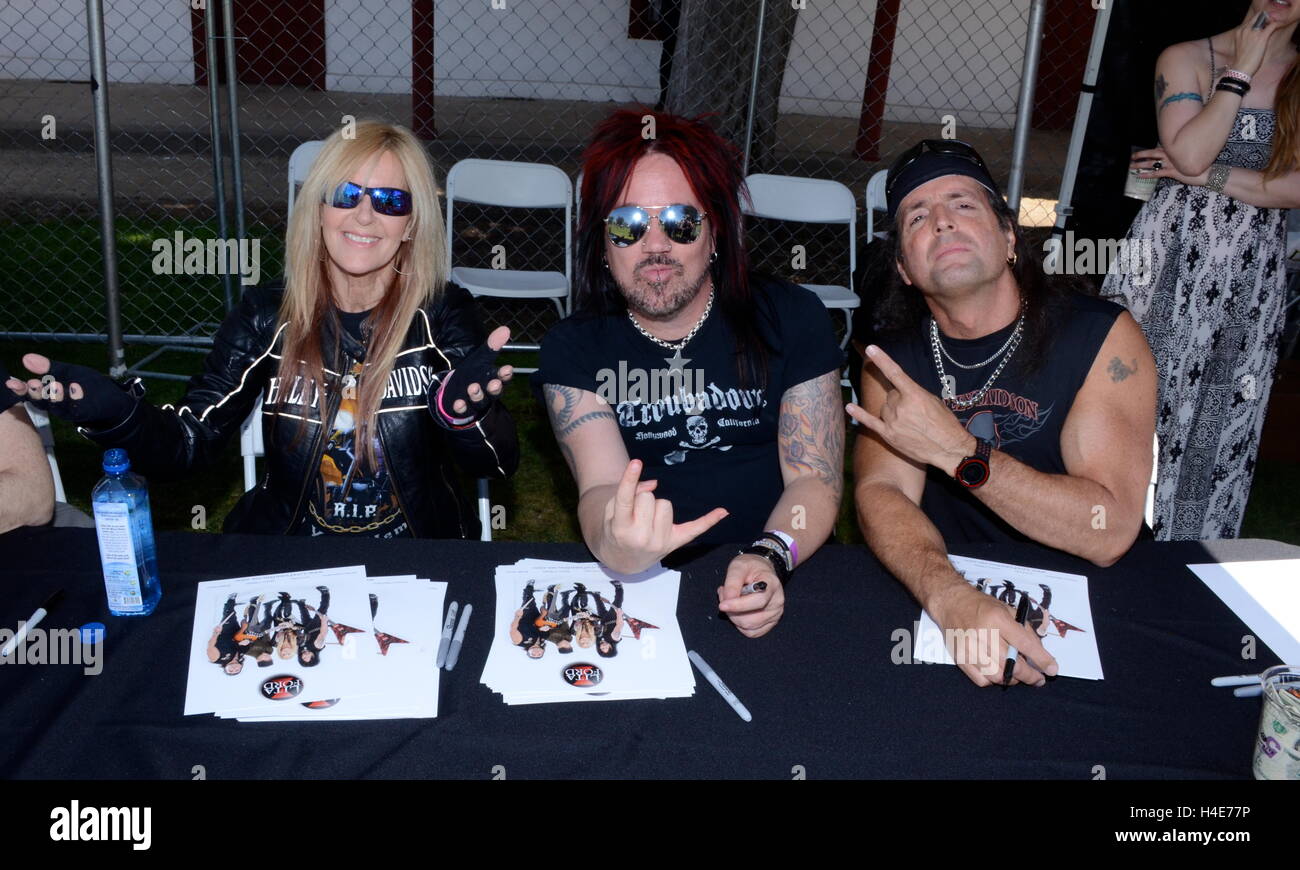 Lita Ford au 'Ssur d'Anarchie' Inscrivez-vous le 2e Rapport annuel 'Ride pour Ronnie' pour l'oid Cancer Fund à Harley Davidson de Glendale à Glendale en Californie le 22 mai 2016 Banque D'Images