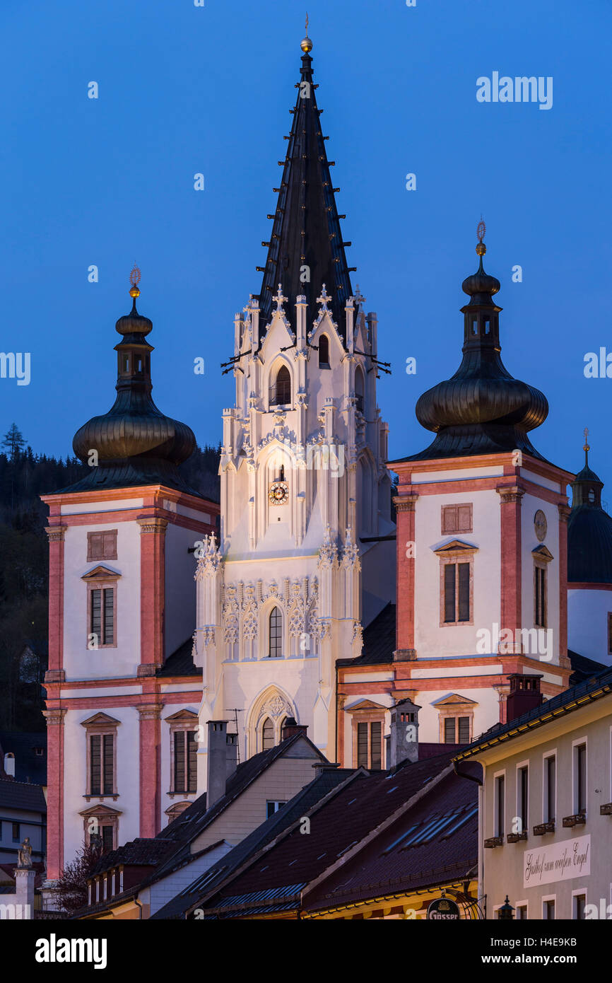 Basilique MariÃ¤ Geburt, Mariazell Basilica, Mariazell, Styrie, Autriche, Europe Banque D'Images