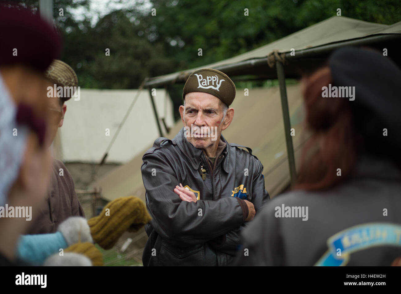 Années 40, festival week-end à Sheringham sur la côte nord du comté de Norfolk, en Angleterre. Banque D'Images