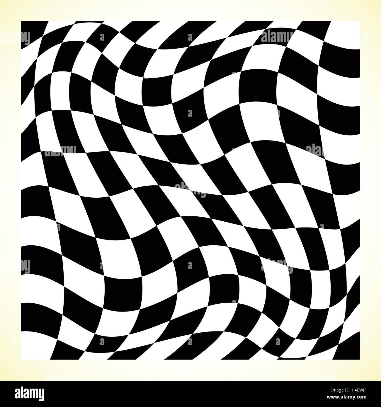 Motif à carreaux (conseil d'échecs, damier) avec une distorsion Illustration de Vecteur