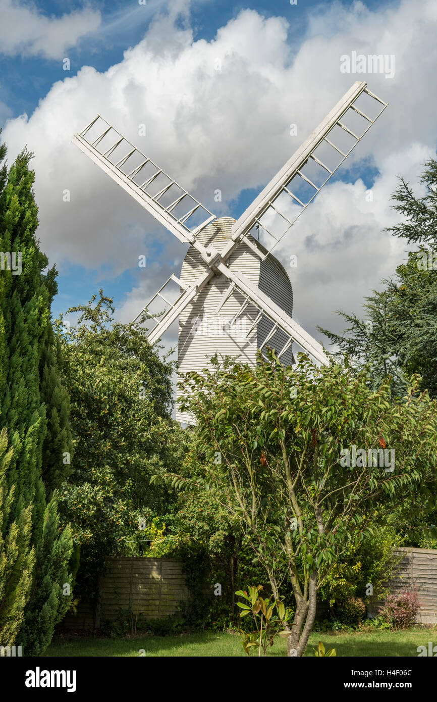 Fin de canard Moulin, Finchingfield, Essex, Angleterre Banque D'Images