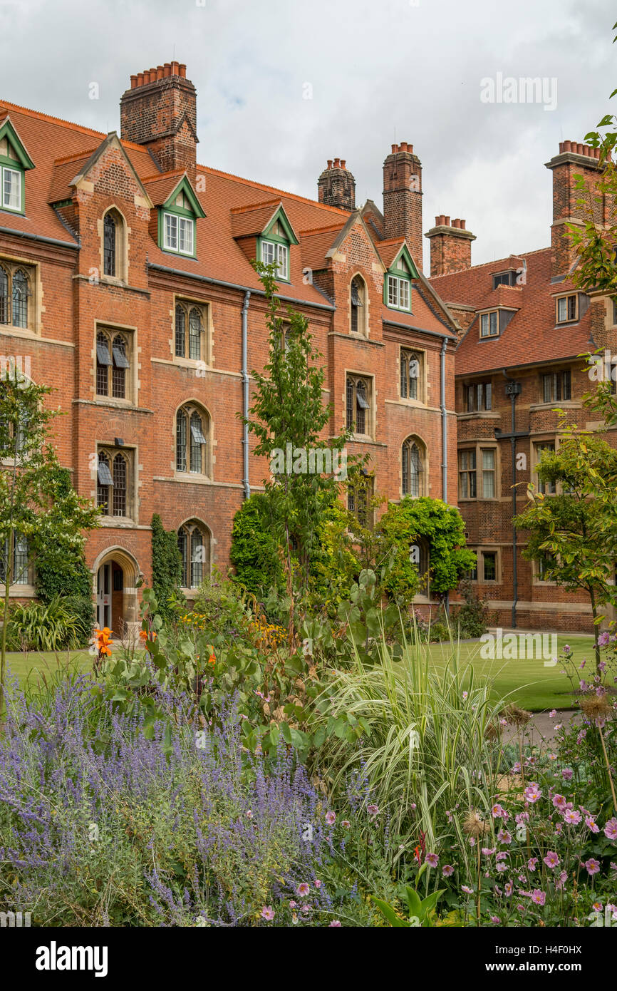 Le frère à Queen's College, Cambridge, Cambridgeshire, Angleterre Banque D'Images