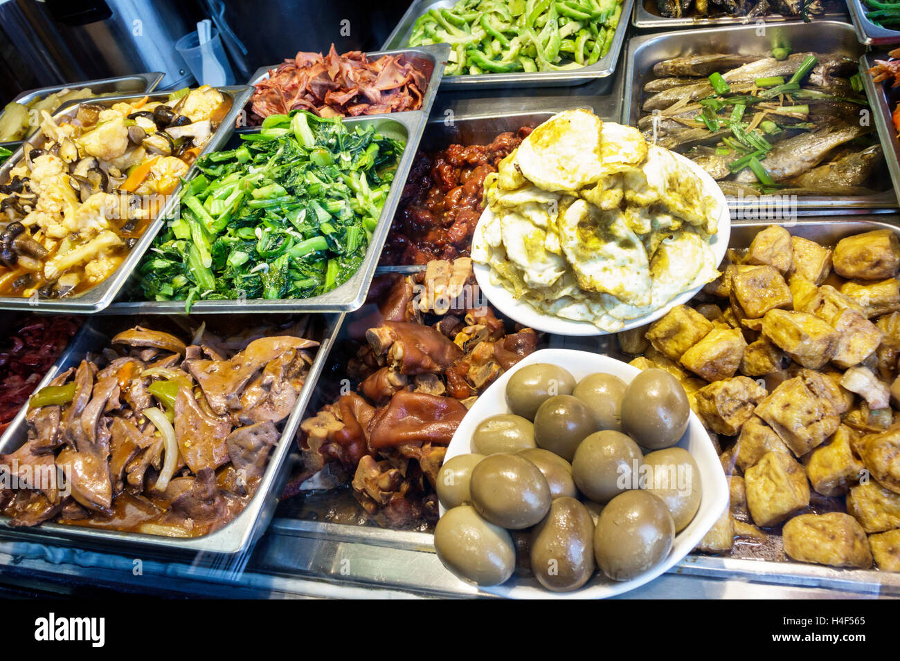 New York City, NY NYC Lower Manhattan, Chinatown, Yi Mei Gourmet Food, restaurant restaurants restauration café cafés restaurants, vendeur vendeurs vendeurs vend sel Banque D'Images