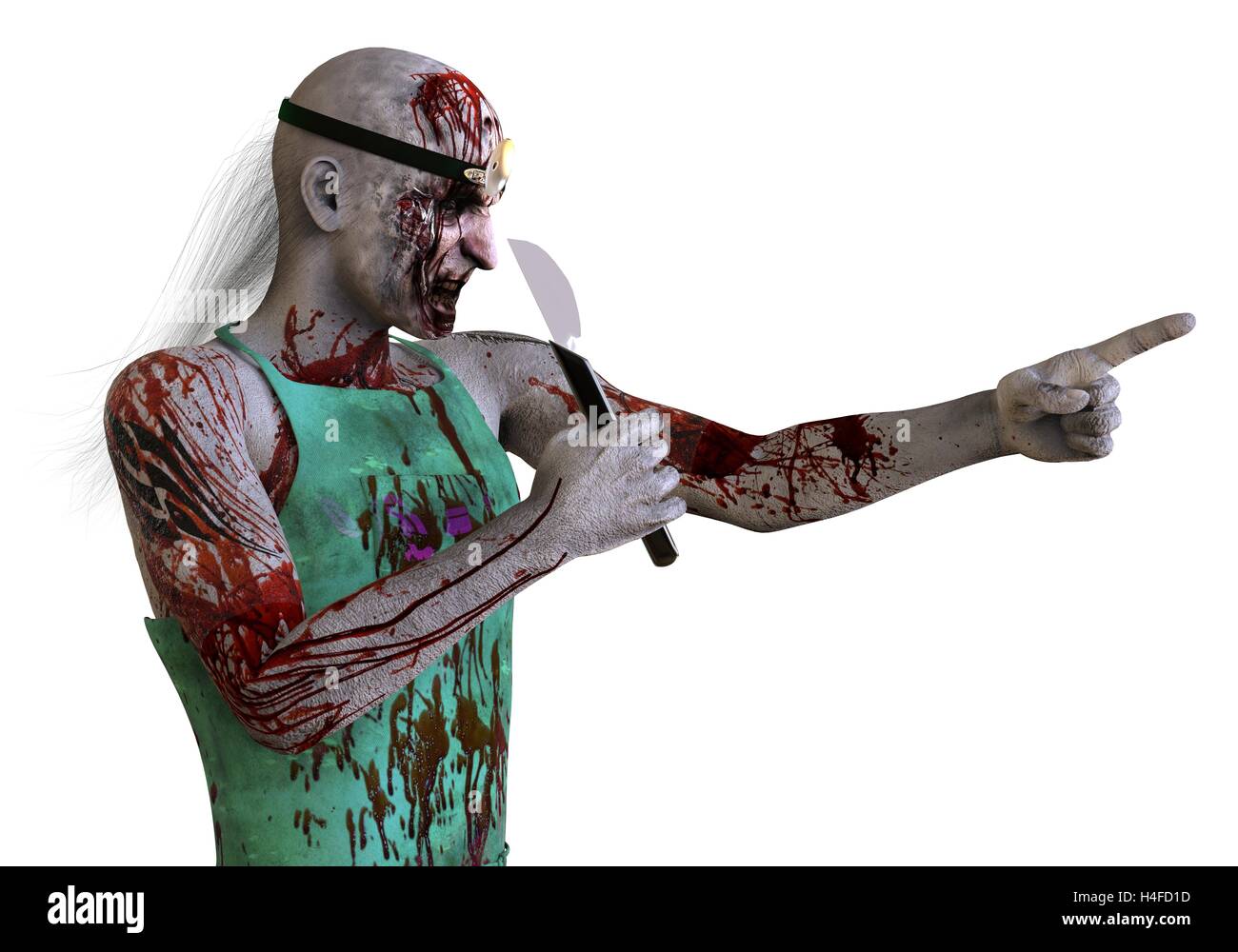 Médecin mort 3D Illustration Banque D'Images