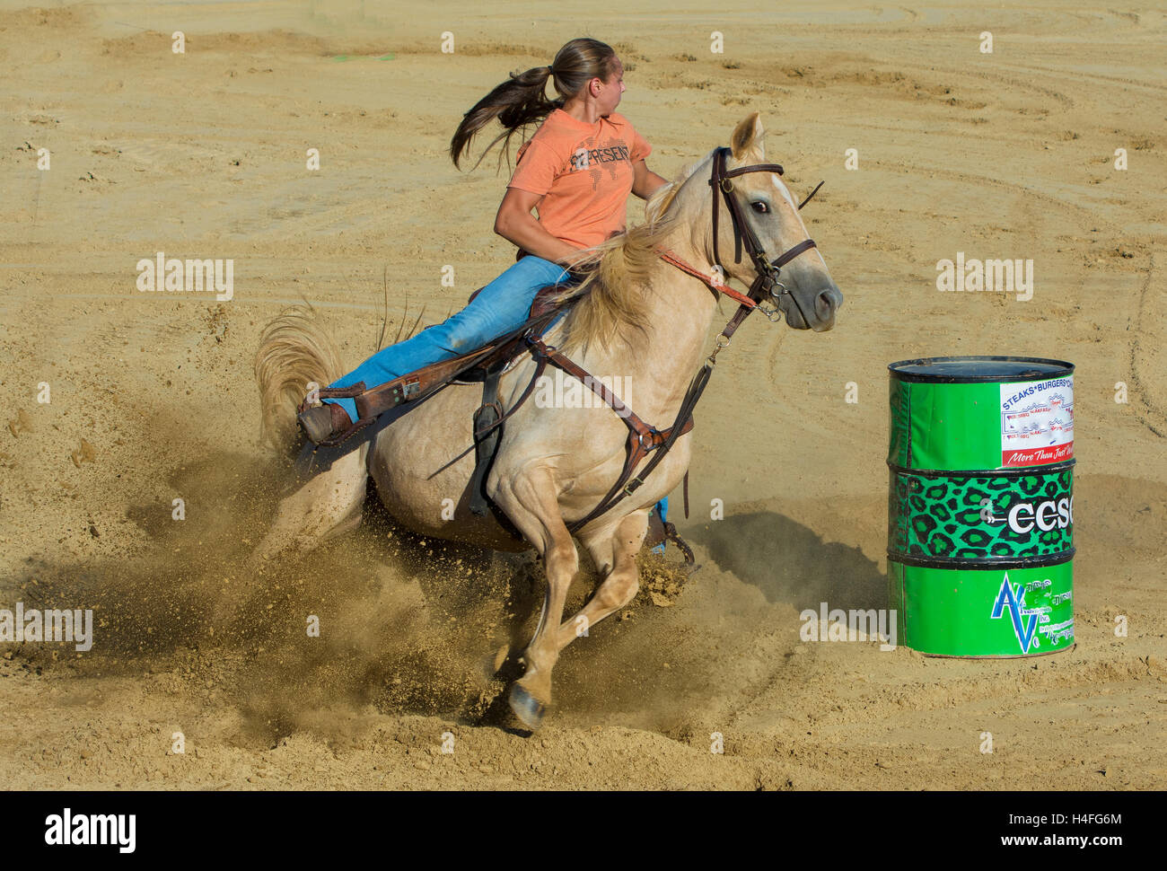 Baril Racer Banque D'Images